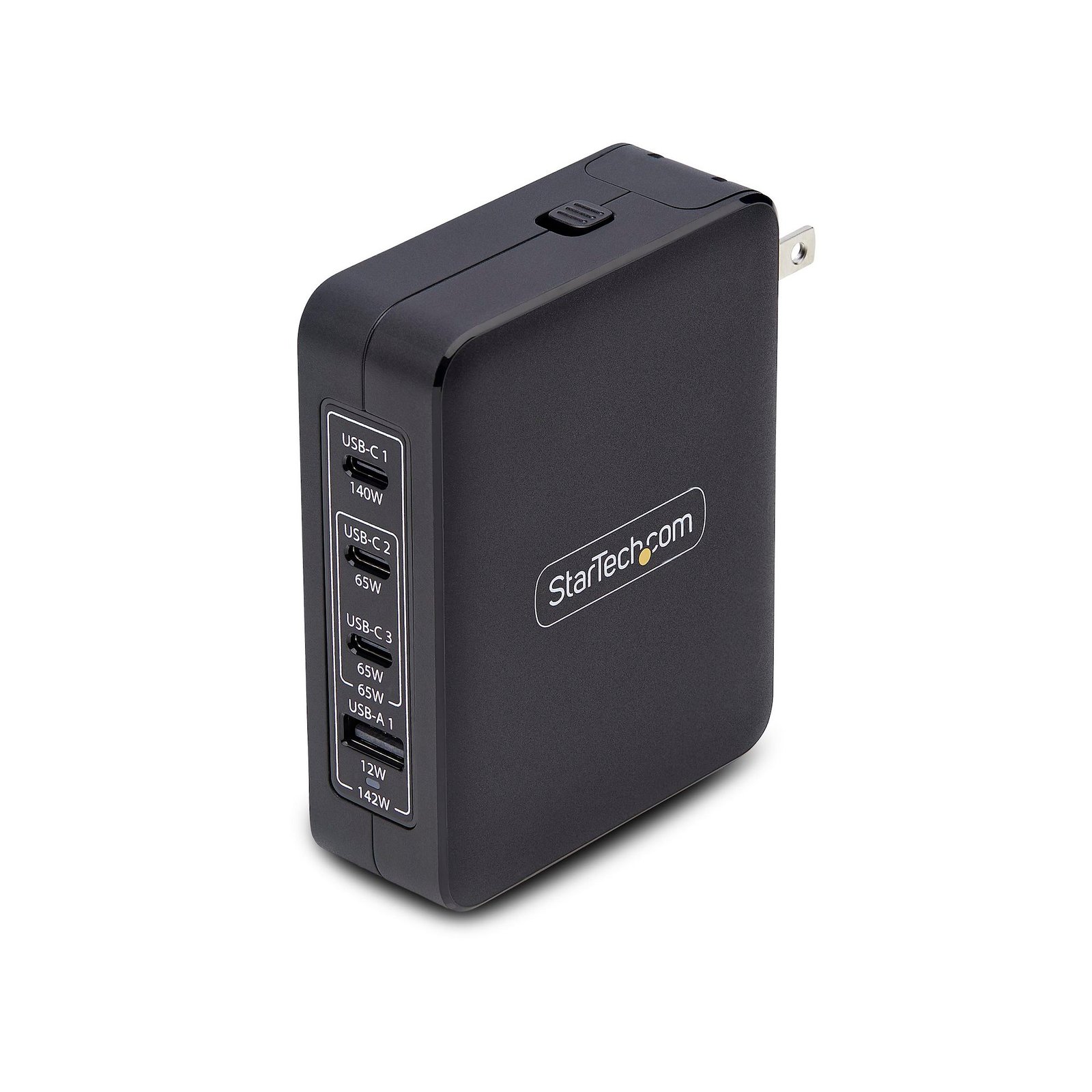 140W USB-C Wall Charger, 3x USB-C/1x USB-A, PD 3.1 International GaN Power Adapter for MacBook/Dell XPS/Inspiron