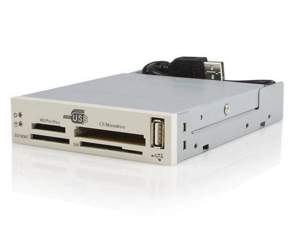 3.5in Bay 7-in-1 USB 2.0 Multi Media Memory Card Reader