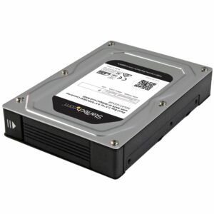 Dual-Bay 2.5” to 3.5” SATA Hard Drive Adapter Enclosure with RAID