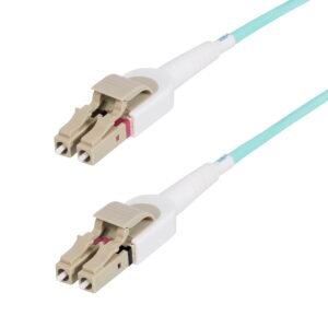 5m (16.4ft) LC to LC (UPC) OM4 Switchable Fiber Optic Cable 50/125µm, 100G, Toolless Polarity Switching, Low Insertion Loss - LSZH Fiber