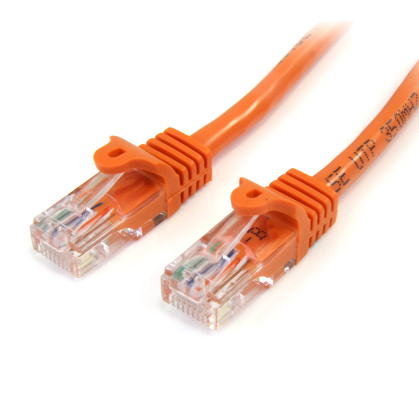 15 ft Cat5e Orange Snagless Crossover RJ45 UTP Cat5e Patch Cable 15ft Patch Cord