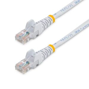 100 ft Cat5e White Snagless RJ45 UTP Cat 5e Patch Cable - 100ft Patch Cord