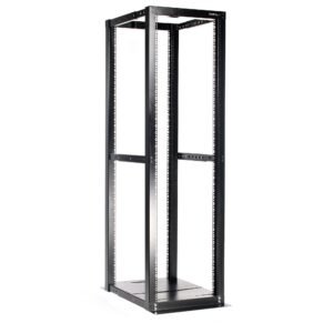 42U Open Frame Server Rack - 994.5lbs capacity - 4 Post Adjustable Depth (22" to 40") Network Equipment Rack