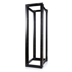 45U 3300lb High Capacity 4 Post Open Server Equipment Rack - Flat Pack