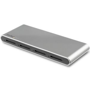 4-Slot USB-C SD Card Reader - USB 3.1 (10Gbps) - SD 4.0, UHS-II - TAA