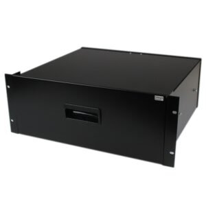 4U Rack Mount Drawer - 55 lb (25 kg) - 4U Steel Storage Rack Drawer for 19" AV / Sever / Network Equipment Rack or Cabinet