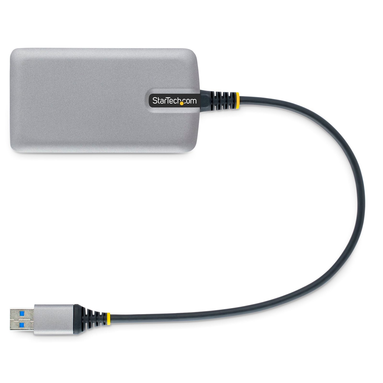 4-Port USB Hub - USB 3.0 5Gbps, Bus Powered, USB-A to 4x USB-A Hub w/ Optional Auxiliary Power Input - Portable Desktop/Laptop USB Hub, 1ft/30cm Cable, USB Expansion Hub - Image 6