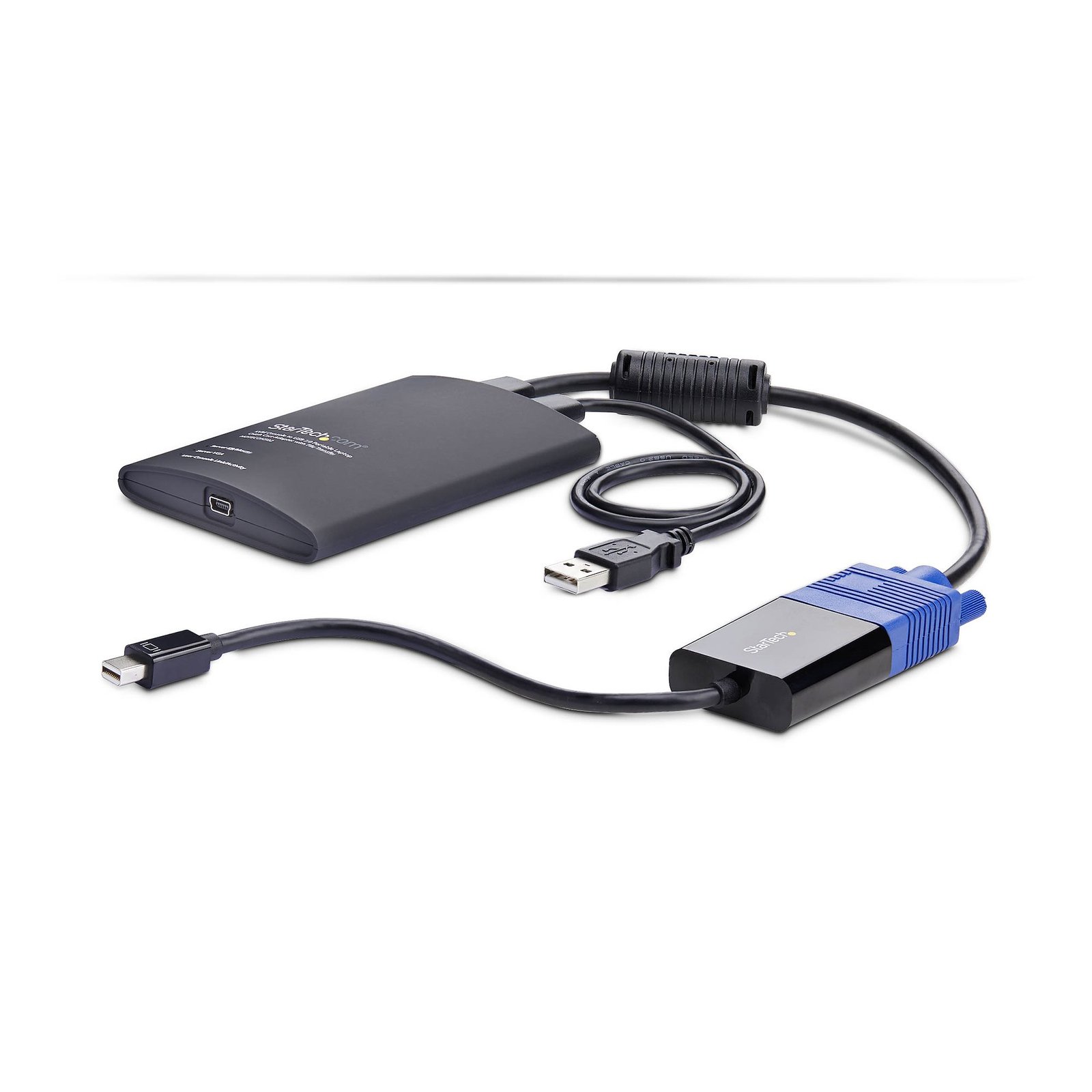 Portable Laptop Crash Cart Adapter, USB/VGA/Mini DisplayPort KVM Console, File Transfer and Video Capture, TAA Compliant - Image 3