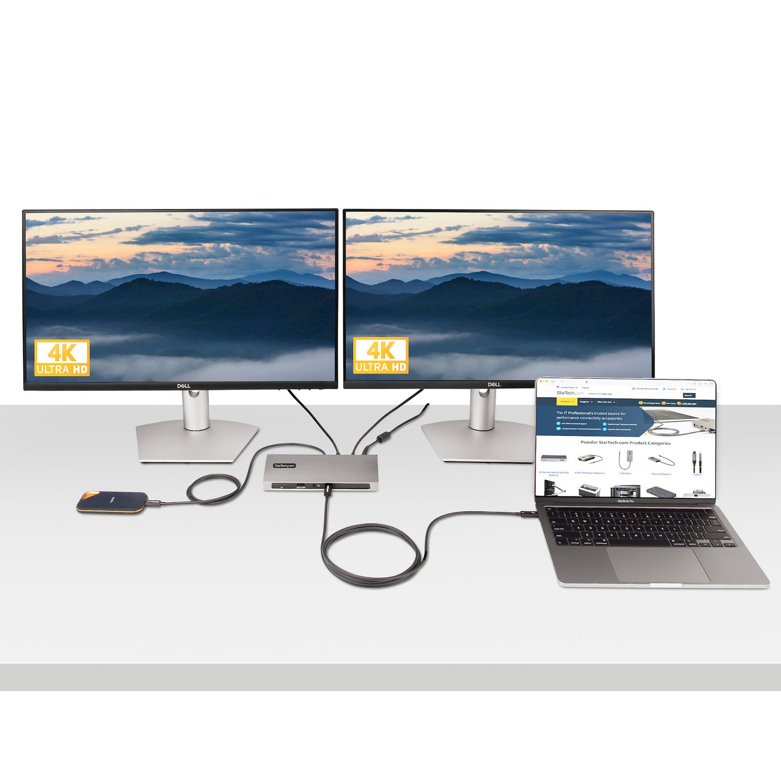 6.6ft (2m) Active Thunderbolt 4 Cable, 40Gbps, 100W Power Delivery, 4K/8K Video, Intel-Certified Thunderbolt Cable - Compatible w/ USB4/Thunderbolt 4/ USB 3.2/ USB Type-C/DisplayPort/Thunderbolt 3 - Image 6