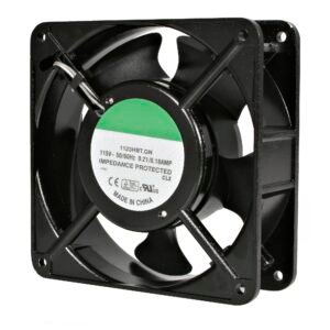 120mm Axial Rack Muffin Fan for Server Cabinet, 115V, AC Cooling, Low Noise & Quiet PC Computer Case Fan