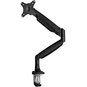 Desk Mount Monitor Arm - Heavy Duty Ergonomic VESA Monitor Arm - Single 32" (19.8lb/9kg) Display - Full Motion, Height Adjustable