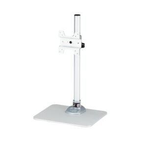 Single Monitor Stand - Adjustable - Steel - Silver - For up to 34" (30.9lb/14kg) Displays - TAA