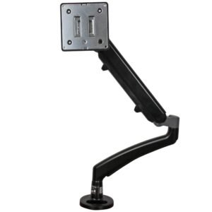Single Desk-Mount Monitor Arm - Full Motion Articulating - Steel - For up to 34" (15.4lb/7kg) Displays - TAA