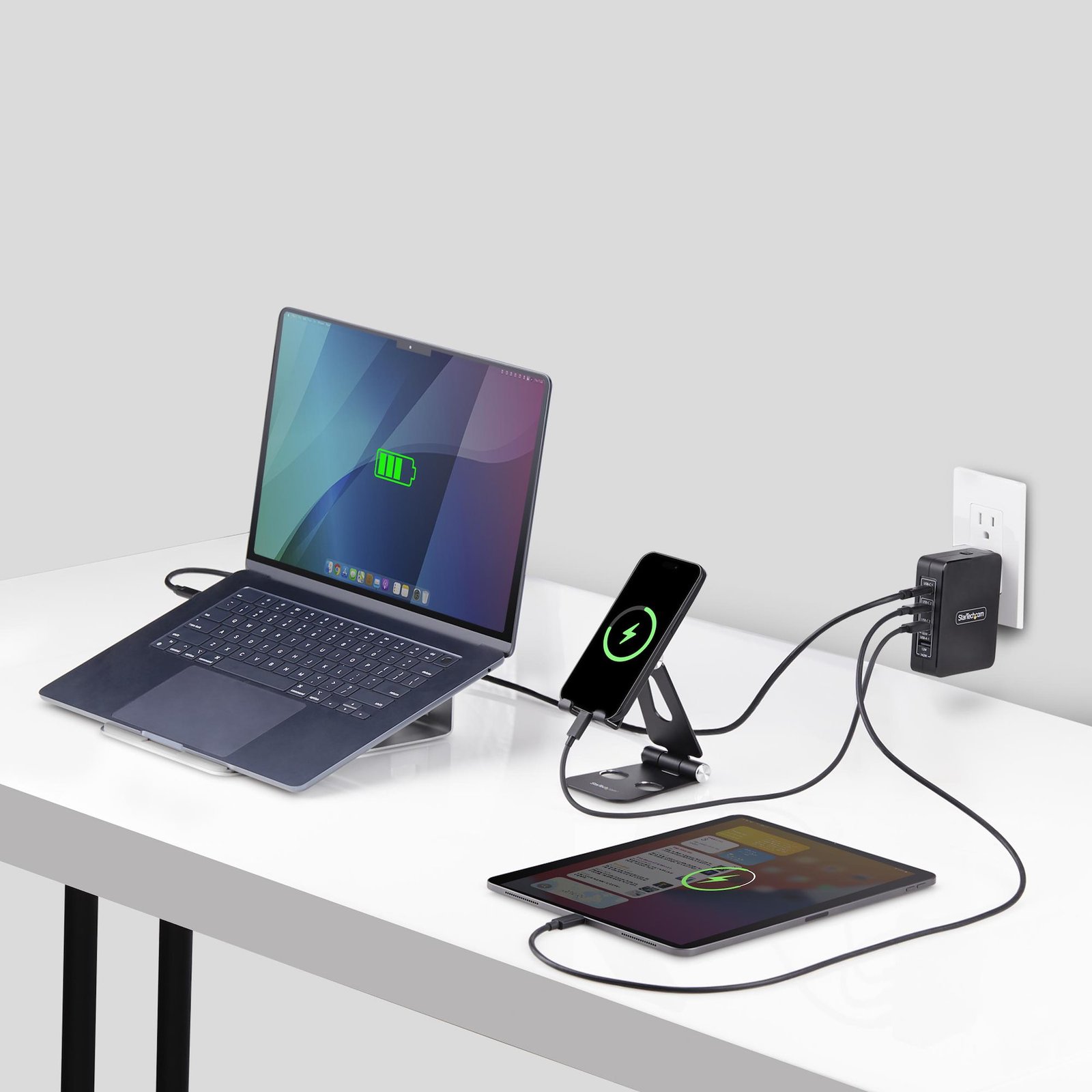 140W USB-C Wall Charger, 3x USB-C/1x USB-A, PD 3.1 International GaN Power Adapter for MacBook/Dell XPS/Inspiron - Image 10