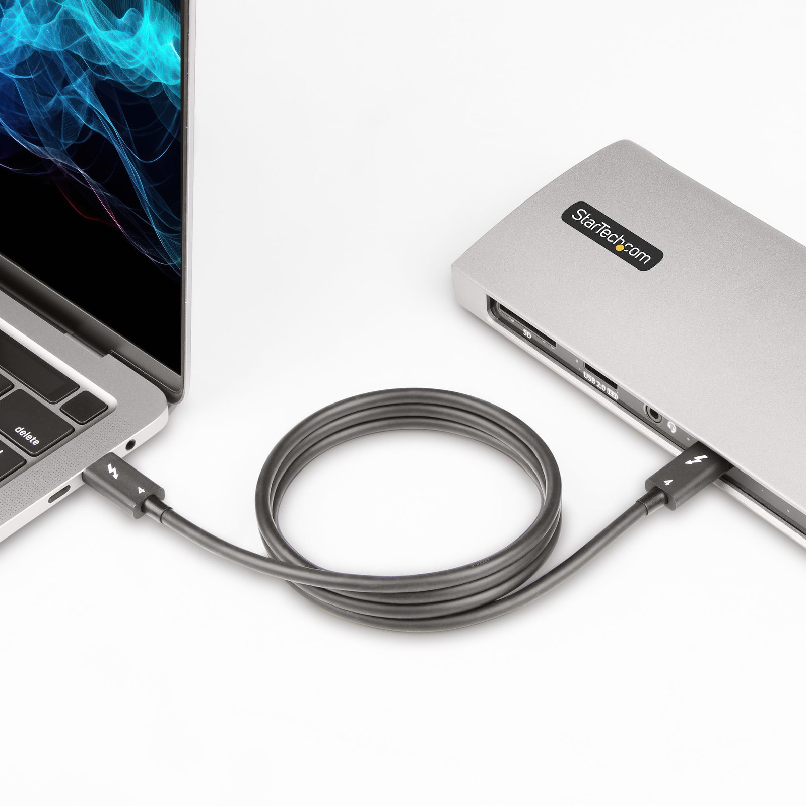 3.3ft (1m) Thunderbolt 4 Cable - 40Gbps - 100W PD - 4K/8K Video - Intel-Certified Thunderbolt Cable - Compatible w/ USB4/Thunderbolt 3/USB 3.2/USB Type-C/DisplayPort - Image 8
