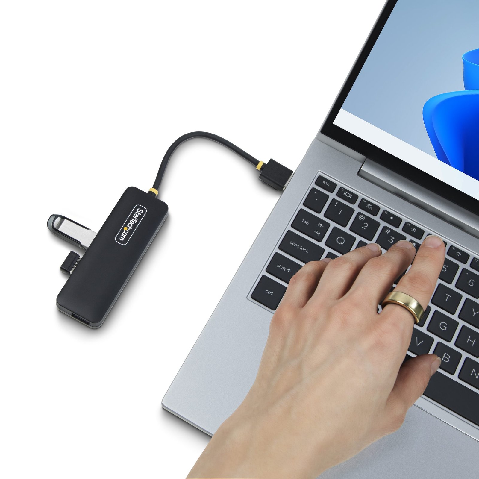 4-Port USB-A Hub, 5Gbps, Bus Powered, Small Travel Mini USB Hub, Multi-Port USB 3.0 Splitter, Portable USB Hub, Overcurrent Protection (OCP) - Image 8