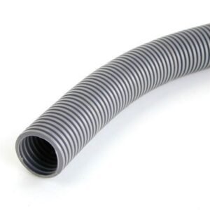 Gray Flexible Plastic Conduit, 1in diameter, per foot