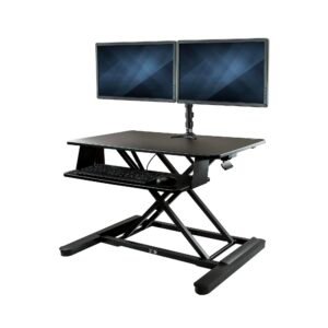Dual Monitor Sit-Stand Desk Converter - 35” Wide Work Surface