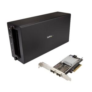 Thunderbolt 3 to 10GbE Fiber Network Chassis 2 Port