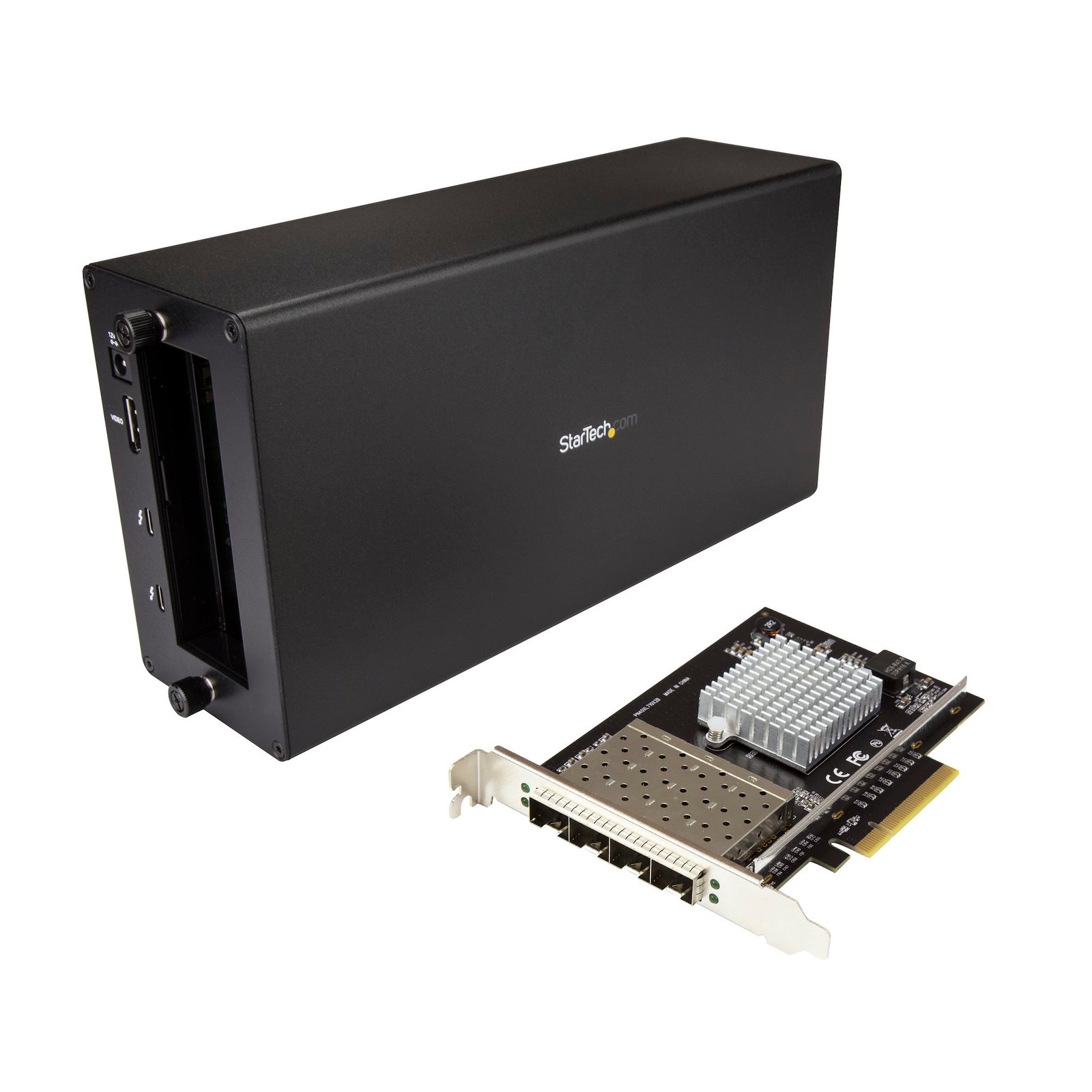 Thunderbolt 3 to 10GbE Fiber Network Chassis 4 Port