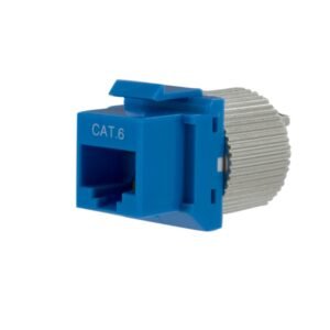 Cat 6 Keystone Jack Blue - Tool-Less