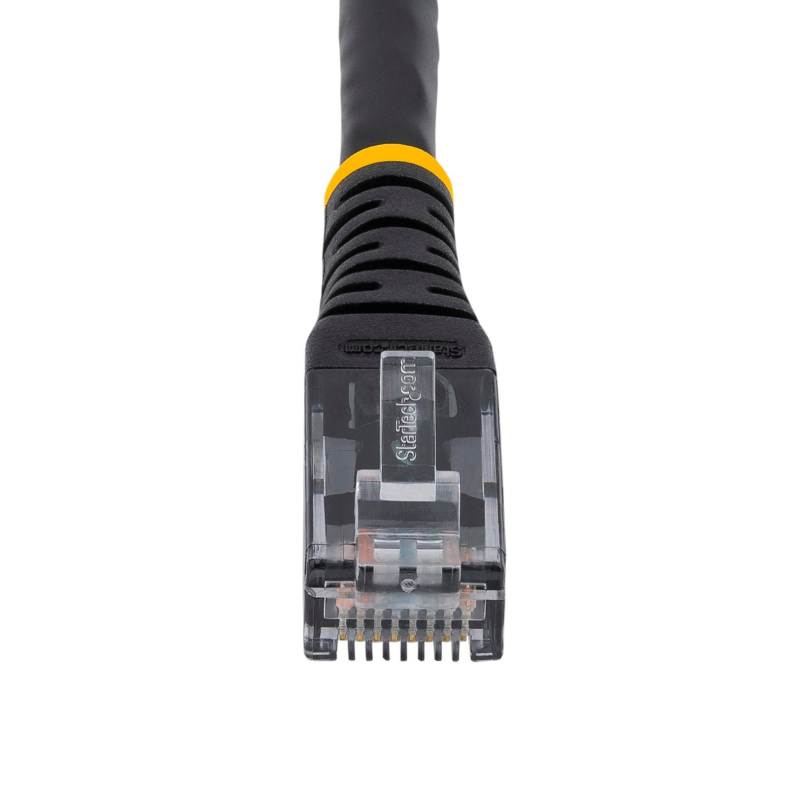 8ft CAT6 Ethernet Cable - Black CAT 6 Gigabit Ethernet Wire -250MHz 100W PoE RJ45 UTP Molded Network/Patch Cord w/Strain Relief/ Individually Tested - Image 4