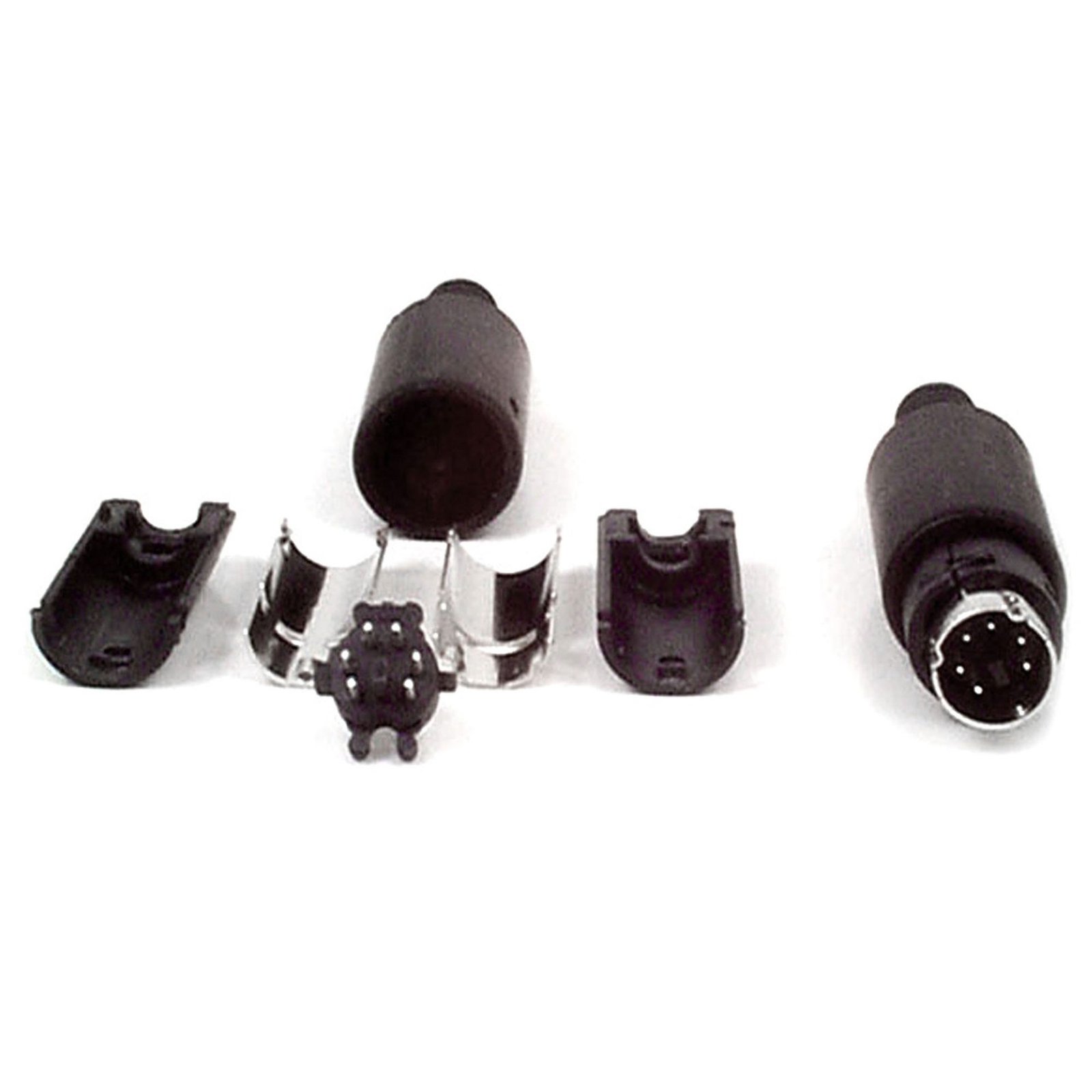 6 Pin MiniDIN Male Solder Connector