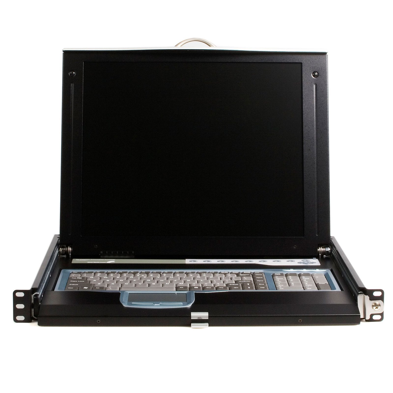 1U 17" Rackmount LCD Console with Integrated 16 Port IP KVM Switch - Image 2