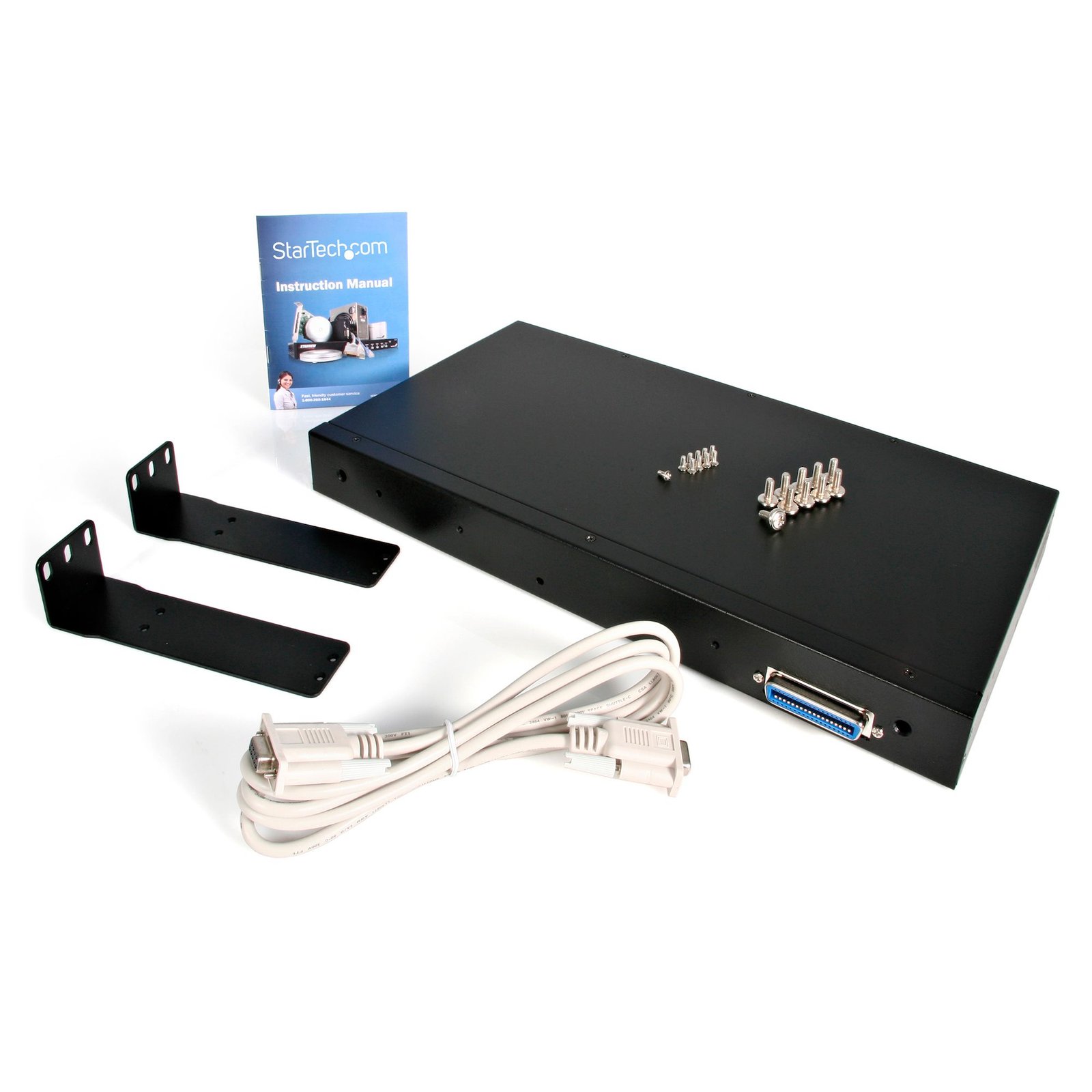 1U 17" Rackmount LCD Console with Integrated 16 Port IP KVM Switch - Image 4