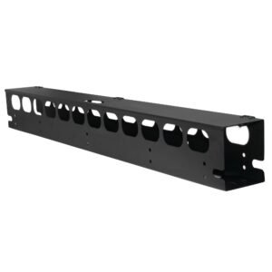 30U Vertical Server Rack Cable Manager with Hinged Cover