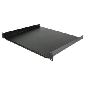 1U Server Rack Shelf - Universal Rack Mount Cantilever Shelf for 19" Network Equipment Rack & Cabinet - Heavy Duty Steel – Weight Capacity