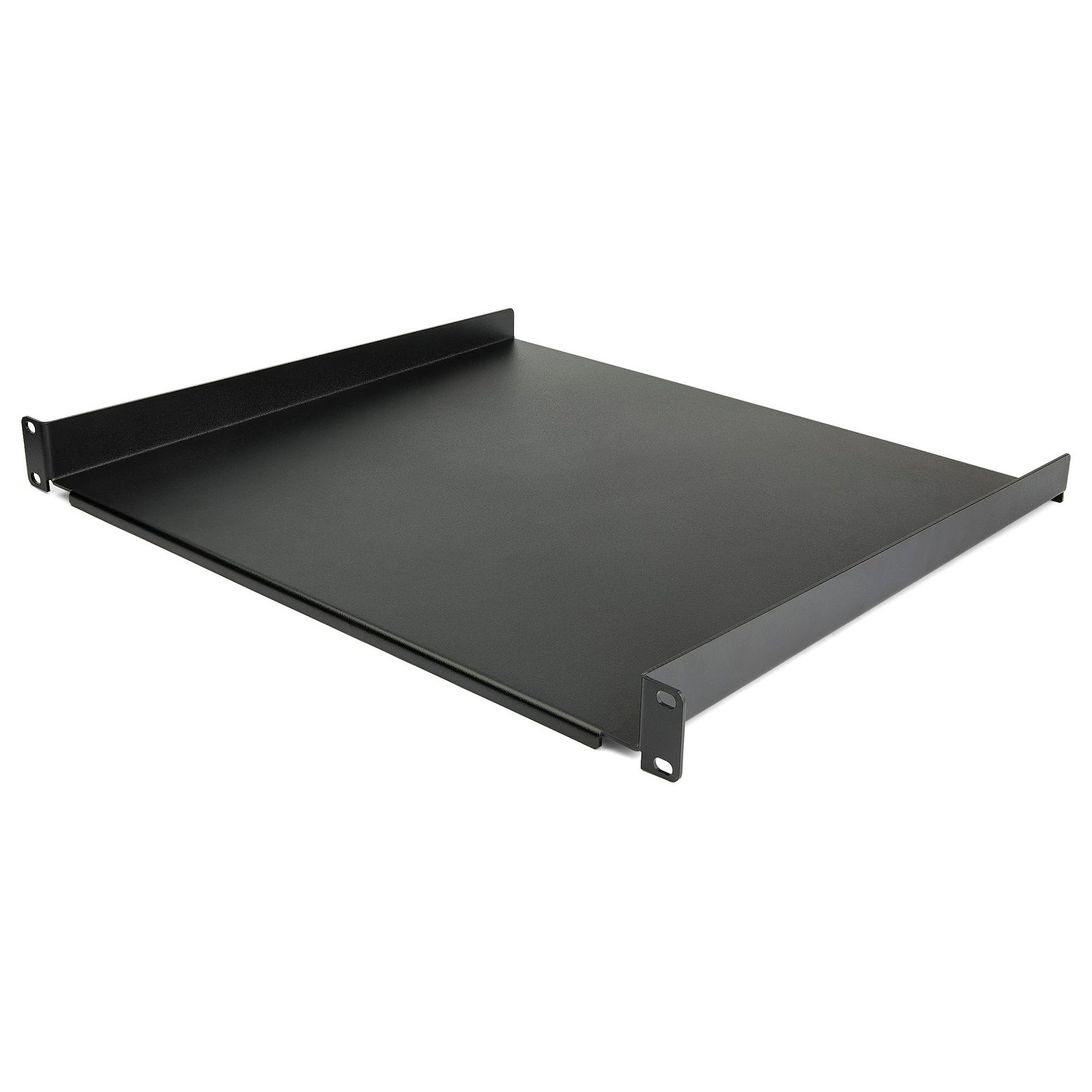 1U Server Rack Shelf - Universal Rack Mount Cantilever Shelf for 19" Network Equipment Rack & Cabinet - Heavy Duty Steel – Weight Capacity
