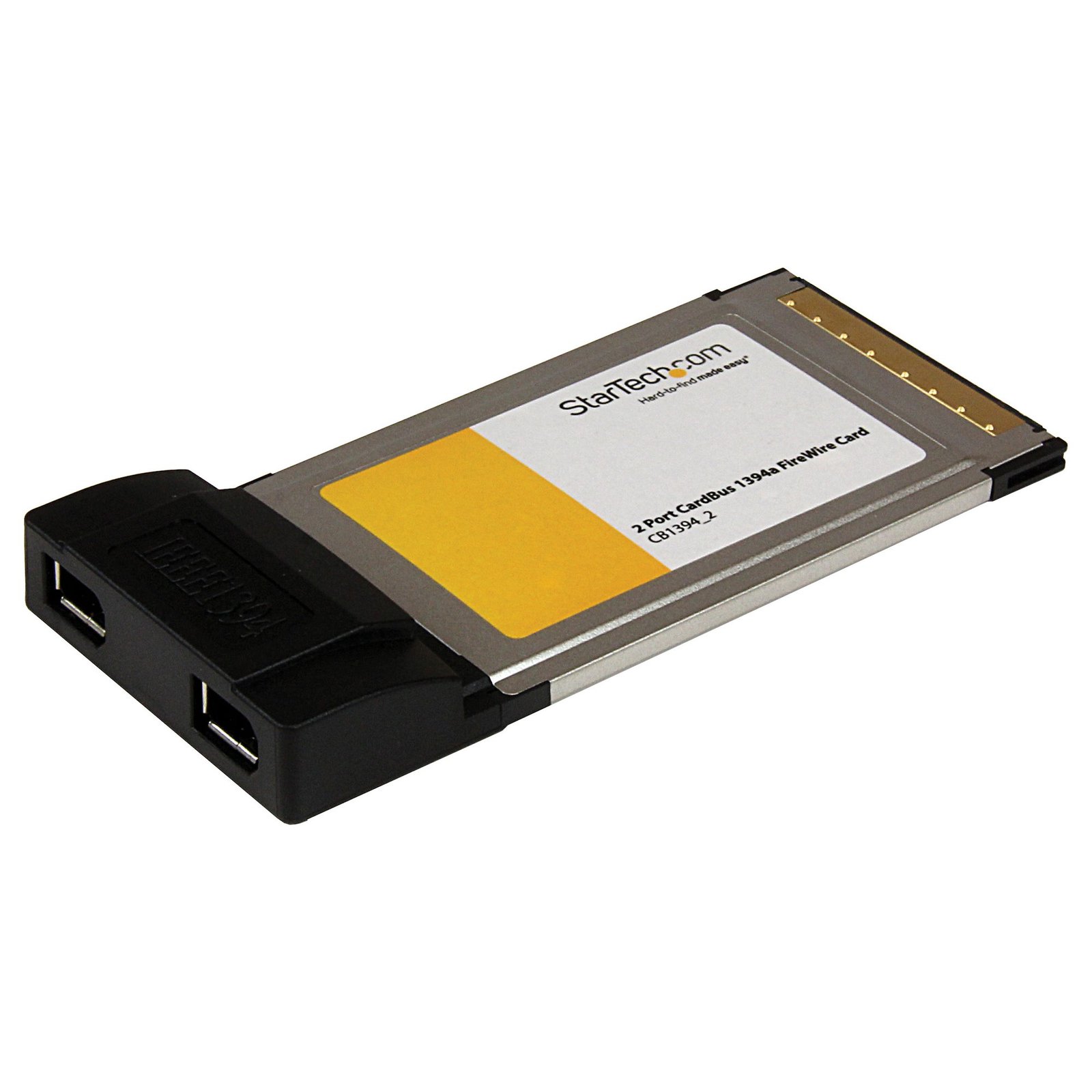 2 Port CardBus Laptop 1394a Firewire PC Card Adapter