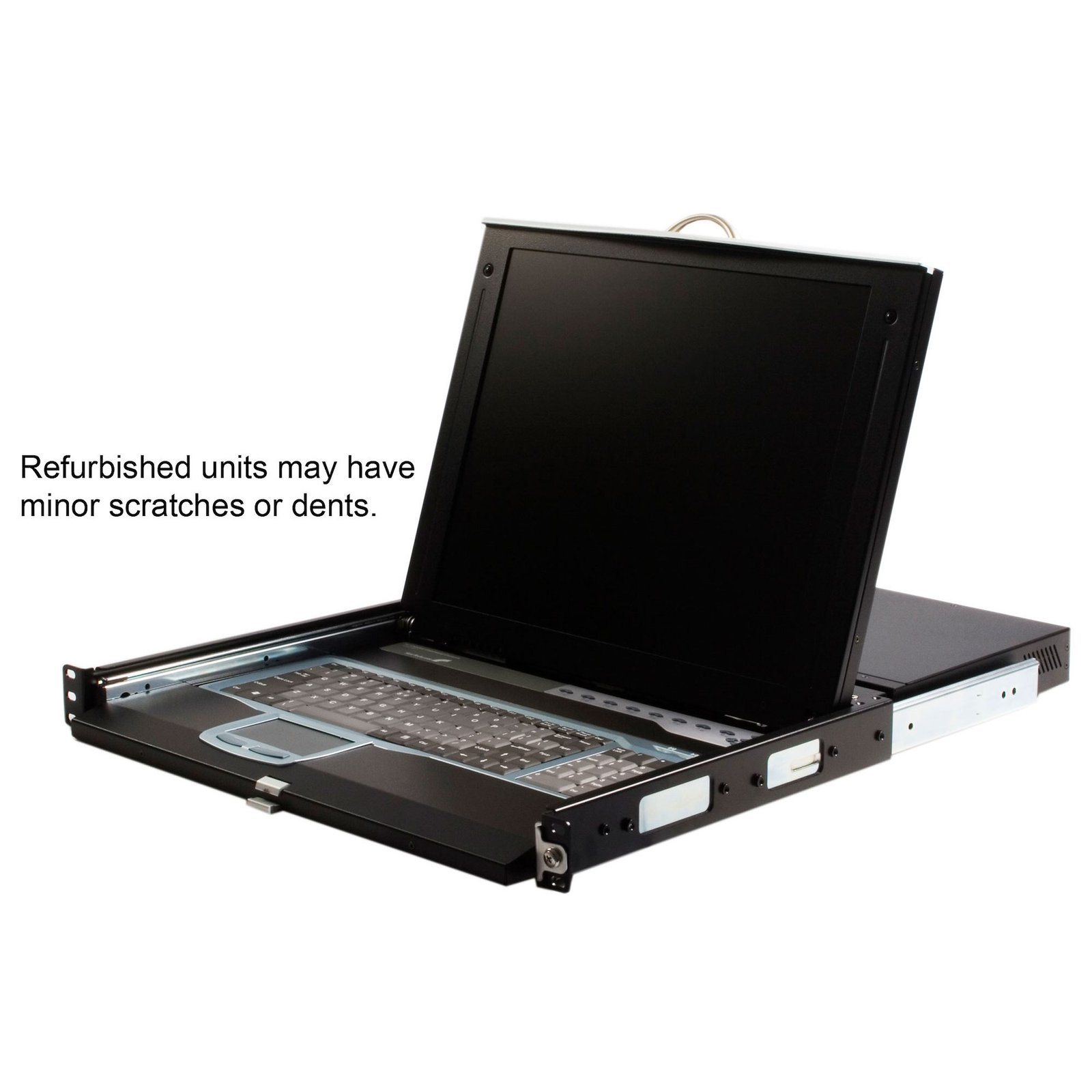 Refurbished 1U 17" Rackmount LCD Console with 16 Port IP KVM Switch