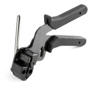 Metal Cable Tie Tool - Metal Zip Tie Tightener Tool - Stainless Steel Cable Tie Installation Gun - Tensioning & Cutting Zip Ties Tool