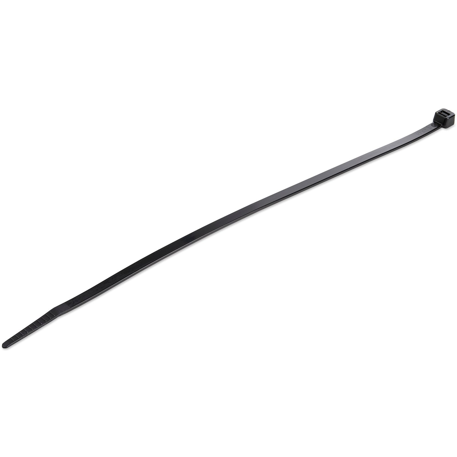 10"(25cm) Cable Ties - 1/8"(4mm) wide, 2-5/8"(68mm) Bundle Diameter, 50lb(22kg) Tensile Strength, Nylon Self Locking Zip Ties w/Curved Tip