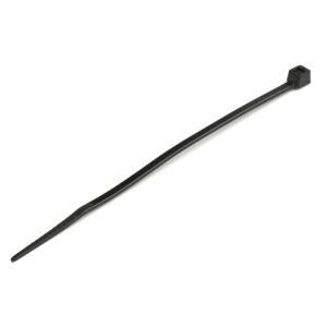 4"(10cm) Cable Ties - 3/32"(2.5mm) wide, 7/8"(22mm) Bundle Diameter, 18lb(8kg) Tensile Strength, Nylon Self Locking Zip Ties with Curved