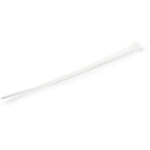 4"(10cm) Cable Ties - 1/16"(2mm) wide, 7/8"(22mm) Bundle Diameter, 18lb(8kg) Tensile Strength, Nylon Self Locking Zip Ties with Curved Tip