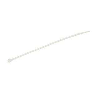 100-Pack 6"(15cm) Cable Ties - 1/8"(3.6mm) wide, 1-3/8"(39mm) Bundle Diameter, 40lb(18kg) Tensile Strength, Nylon Self Locking Zip Ties