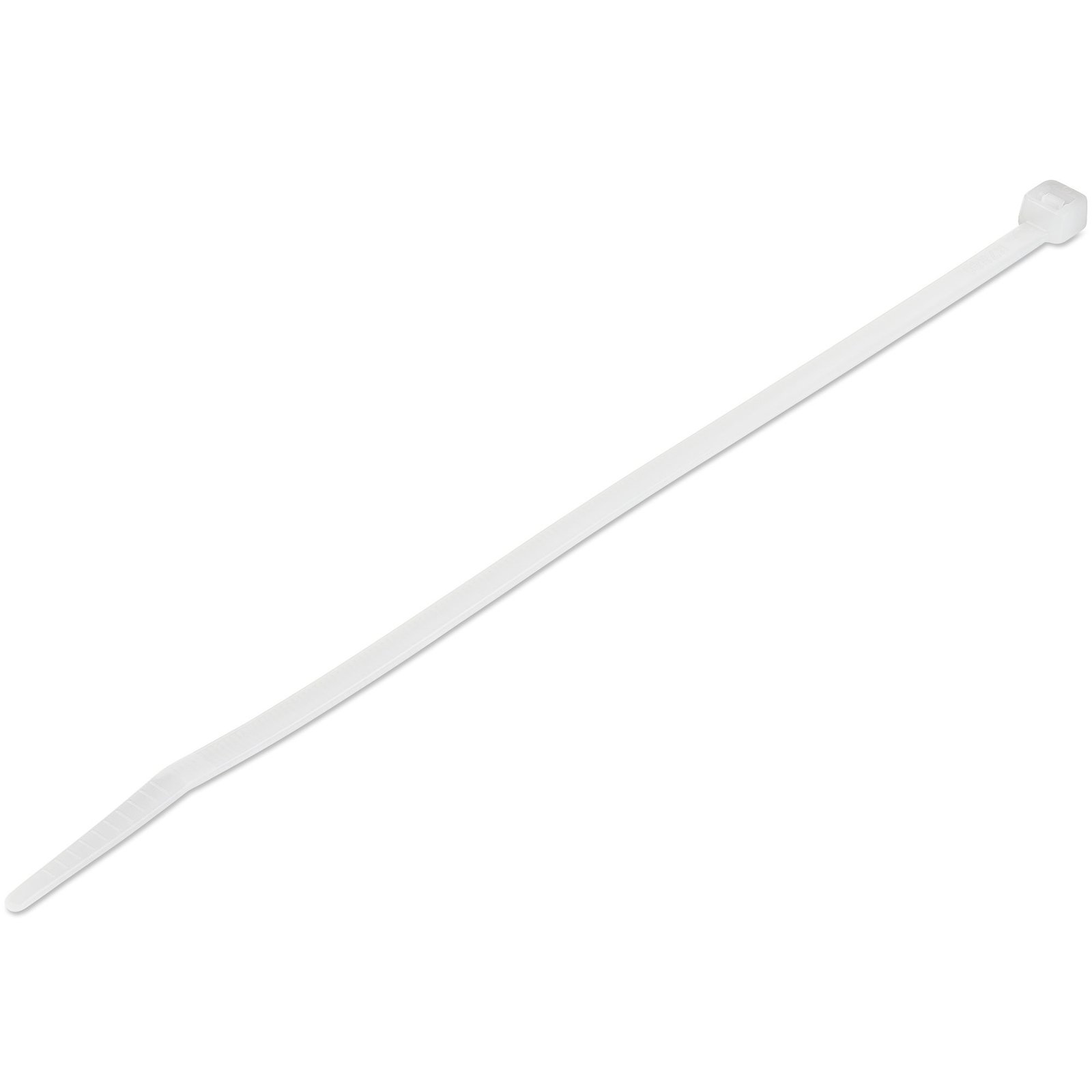 8"(20cm) Cable Ties - 1/8"(4mm) wide, 2-1/8"(55mm) Bundle Diameter, 50lb(22kg) Tensile Strength, Nylon Self Locking Zip Ties with Curved
