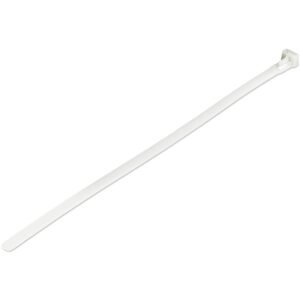 10"(25cm) Reusable Cable Ties - 1/4"(7mm) wide, 2-1/2"(65mm) Bundle Dia. 50lb(22kg) Tensile Strength, Releasable Nylon Ties