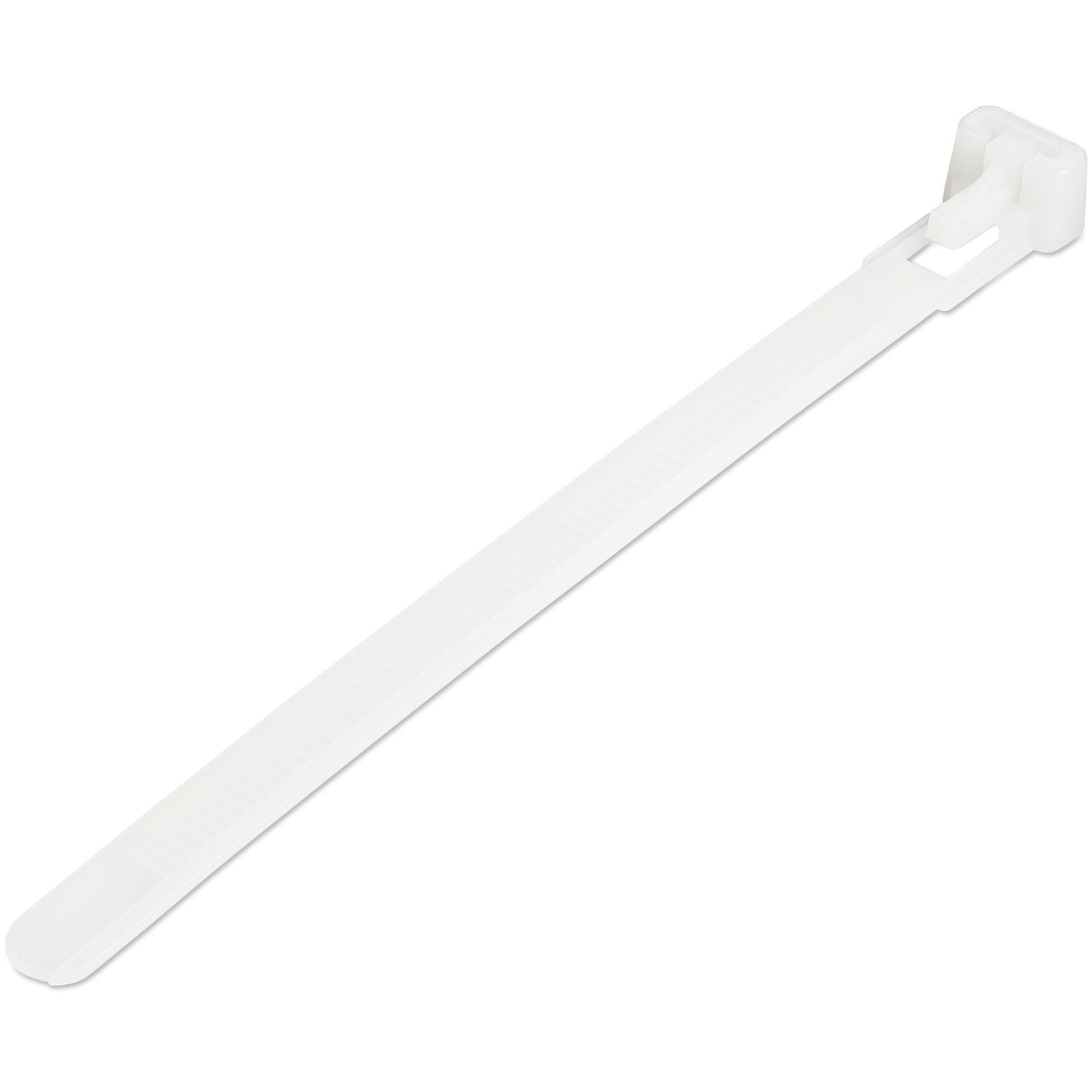 5"(12cm) Reusable Cable Ties - 1/4"(7mm) wide, 1-1/8"(30mm) Bundle Dia. 50lb(22kg) Tensile Strength, Releasable Nylon Ties, Indoor/Outdoor