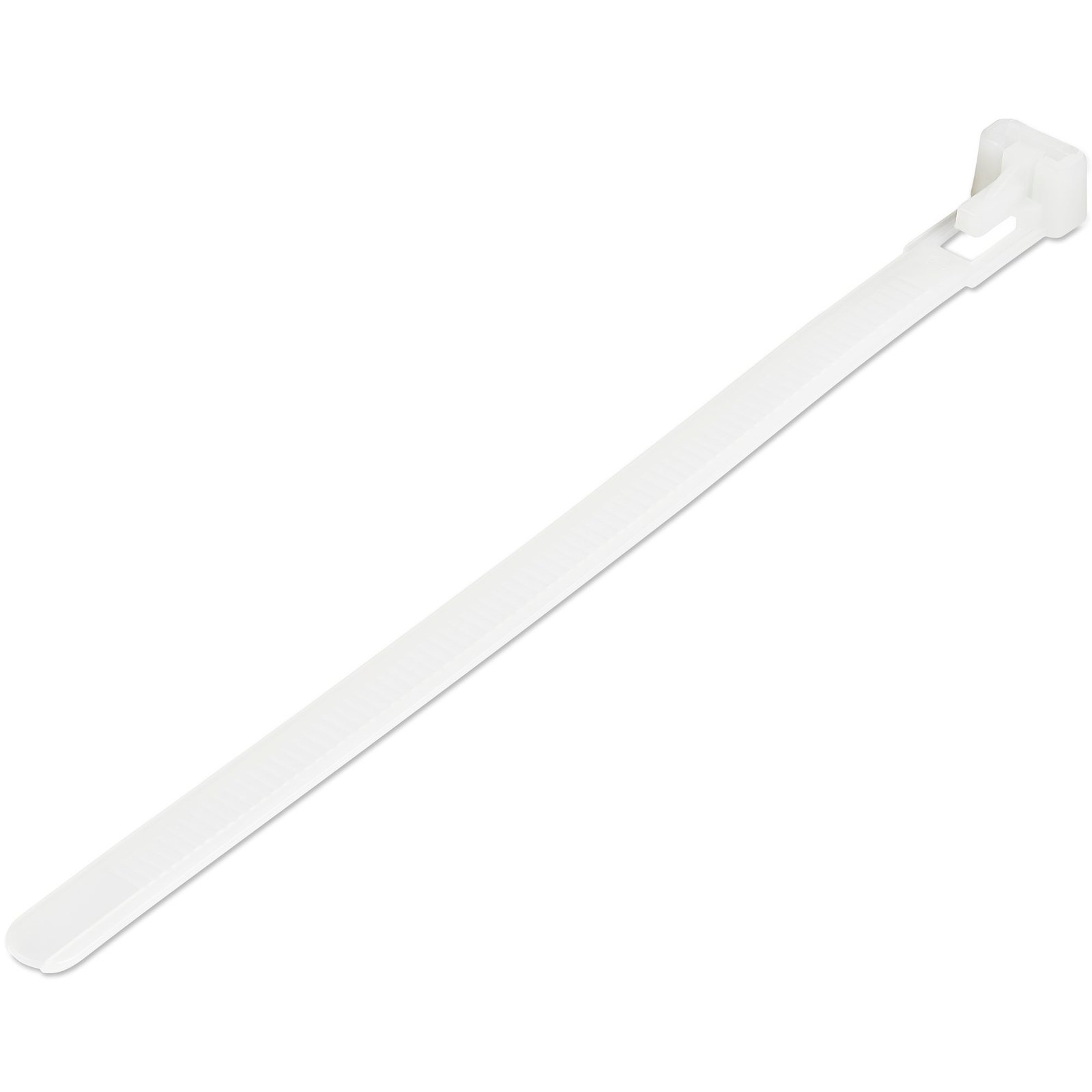 6"(15cm) Reusable Cable Ties - 1/4"(7mm) wide, 1-3/8"(35mm) Bundle Dia. 50lb(22kg) Tensile Strength, Releasable Nylon Ties, Indoor/Outdoor