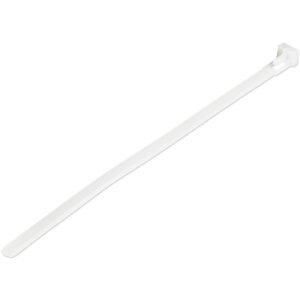 8"(20cm) Reusable Cable Ties - 1/4"(7mm) wide, 1-7/8"(50mm) Bundle Dia. 50lb(22kg) Tensile Strength, Releasable Nylon Ties, Indoor/Outdoor