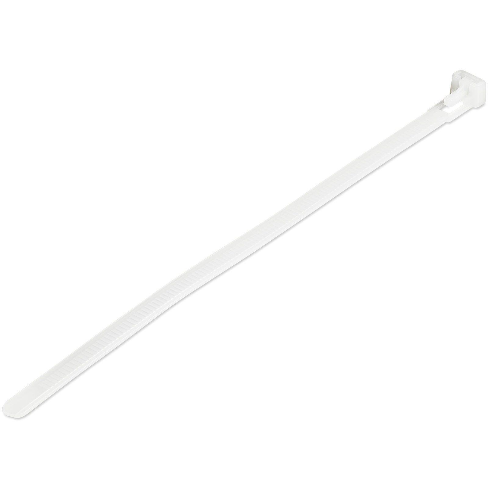 8"(20cm) Reusable Cable Ties - 1/4"(7mm) wide, 1-7/8"(50mm) Bundle Dia. 50lb(22kg) Tensile Strength, Releasable Nylon Ties, Indoor/Outdoor