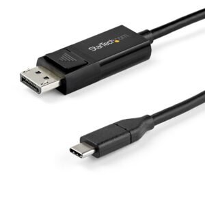 6.6ft (2m) USB C to DisplayPort 1.4 Cable 8K 60Hz/4K - Bidirectional DP to USB-C or USB-C to DP Reversible Video Adapter Cable