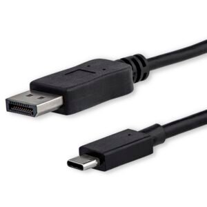6ft (1.8m) USB C to DisplayPort 1.2 Cable 4K 60Hz - USB-C to DisplayPort Adapter Cable HBR2 - USB Type-C DP Alt Mode to DP Monitor Video