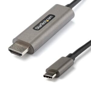 3.3ft (1m) USB C to HDMI Cable 4K 60Hz w/ HDR10 - Ultra HD USB Type-C to 4K HDMI 2.0b Video Adapter Cable - USB-C to HDMI HDR