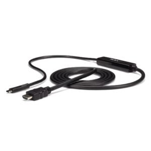 6ft (2m) USB C to HDMI Cable - 4K 30Hz USB Type-C to HDMI Video Display Converter - USB-C DP Alt Mode to HDMI Monitor Adapter Cord