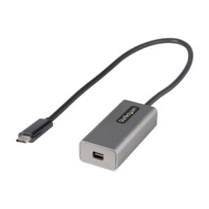 USB C to Mini DisplayPort Adapter - 4K 60Hz USB-C to mDP Adapter Dongle - USB Type-C to Mini DP Monitor - Video Converter - Works